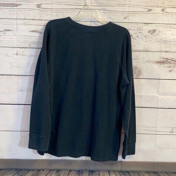 Duluth Trading Shirt Mens XL Blue Rugged Camping Crew Neck Ribbed Outdoor Heavy - Picture 4 of 5